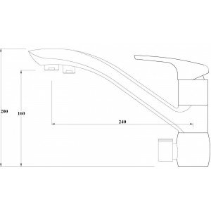 Смеситель ZorG ZR 404 Кварц